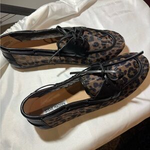 Steve Madden Leopard Print Loafers